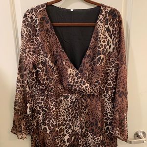 Cheetah Dress L